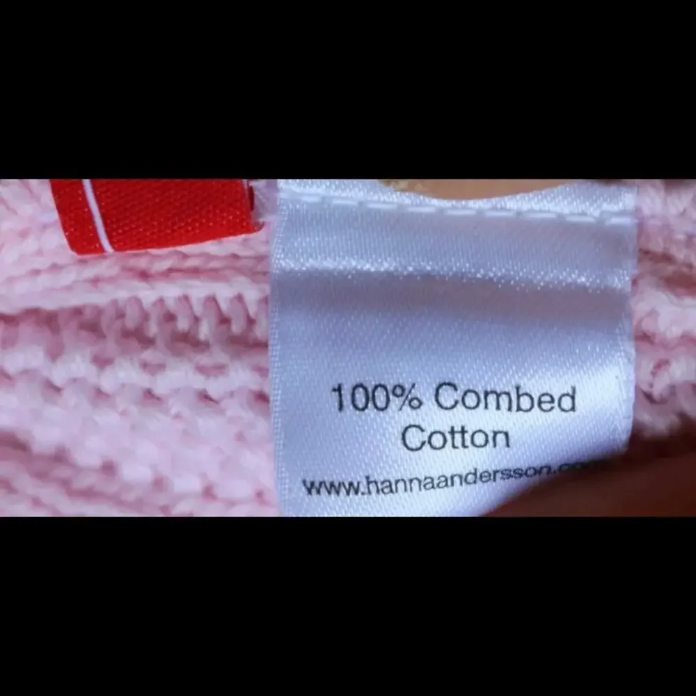 Kid’s HANNA ANDERSSON Pink Cable Stitched Infant‎ Beanie IMMACULATE